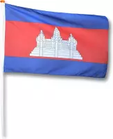 Vlag Cambodja 150x225 cm.