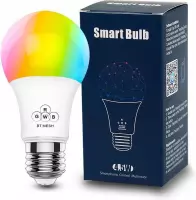 Lipa B15512 bluetooth LED smart lamp/ 16 miljoen kleuren/ Op afstand bedienen / Kleuren veranderen / Aan-uit zetten op afstand / Groepstoegang / Timer / 4.5W / Dimmen / Smart Home
