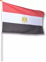 Vlag Egypte 150x225 cm.