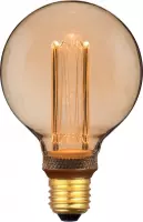 BY EVE G95 LED Filament - 2 stuks - Champagne - Sfeerverlichting - Glasvezel - Dimbaar - A++ - Ø 95 mm - E27 - 3,5 W - 120 lumen - Vintage Ledlamp - Sfeerlamp