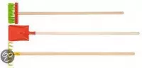 Polet set junior tools 5 (3 stuks) - schop - hark - bezem