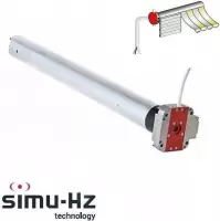 Simu T5 DMI Hz buismotor met geïntegreerde ontvanger en noodhandbediening - Kracht: 50 Nm