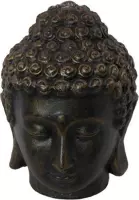 SENSE Boeddhahoofd - Tuinbeeld - Interieurdecoratie beeld - Woonkamer beeld - Vensterbank - Balkon buddha