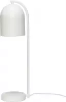 HÜBSCH INTERIOR - Tafellamp of bureaulamp in mat wit - Ø12xh50cm