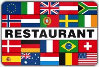 Meerlandenvlag restaurant - 200 x 300 cm - Polyester