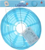 lampion 2 stuks licht blauw 30cm - baby shower