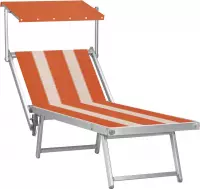 Italiaans ligbed Standaard wit/oranje