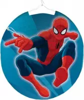 Marvel Spider-man Ronde Lampion Blauw/rood 25 Cm