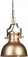relaxdays - hanglamp industrieel klein - 3 kleuren - shabby retro - plafondlamp goud