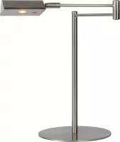 Lucide NUVOLA - Bureaulamp - Ø 20 cm - LED Dimb. - 1x9W 3000K - Mat chroom