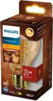 Philips Glas LED Spiral Lichtbron - Fitting E27 - Dimbaar