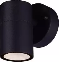 HOFTRONIC Mason - LED Wandlamp - Zwart - IP44 Spatwaterdicht - 6000K Daglicht wit - Dimbaar - Moderne muurlamp - Down light - Geschikt als Wandlamp Buiten, Wandlamp Badkamer en Bin