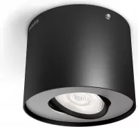 Philips myLiving Phase Opbouwspot - 1 lichts - LED - Zwart