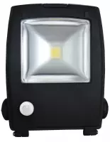 LED Schijnwerper 10W 700lm IP65 interne PIR sensor daglicht wit
