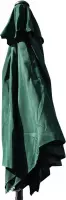 Parasol - 210 cm - slinger- en knik-mechanisme - Groen