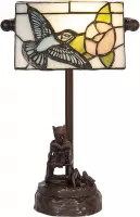 Bureaulamp Tiffany 17*15*28 cm E14/max 1*25W | Multi | 5LL-6050 | Clayre & Eef