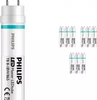 Voordeelpak 10x Philips LEDtube T8 MASTER Value (EM Mains) High Output 8W 1050lm - 865 Daglicht | 60cm - Vervangt 18W.