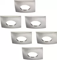 Hoftronic LED inbouwspots Set van 6 stuks - Dimbaar - New York met 5 Watt spot - IP44 [vochtbestendig]