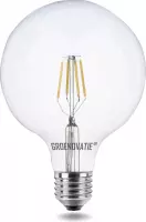 Groenovatie LED Filament Globelamp - 4W - E27 Fitting - Extra Warm Wit - Dimbaar - 125 mm