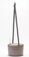 Berberis- hangpot - 26 cm - Met waterreservoir - Met waterniveau meter - Taupe