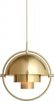 GUBI MULTI-LITE - Hanglamp Messing (Shiny Brass) Small - Ø25,5 cm