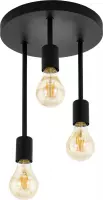 EGLO Wilmcote Plafondlamp - E27 - Ø 28 cm - Zwart