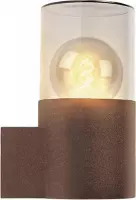 Olucia Sanel - Buiten wandlamp - Roestkleurig - E27