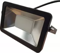 Buitenlamp zwart | LED 50W=550W halogeen schijnwerper | warmwit 4000K | waterdicht IP65
