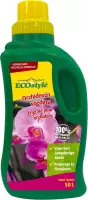 ECOstyle Orchideeën Voeding Organische Tuinmest - Langdurige & Uitbundige Groei van Plant - Intense Kleur - 500 ML