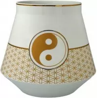 Goebel - Lotus | Tafellamp Yin & Yang | Porselein - 18cm