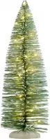 Luville - Frosted tree warm white lights h30cm - Kersthuisjes & Kerstdorpen