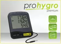 Thermo/Hygro meter garden HighPro PREMIUM Temperatuur IN/OUT - RH luchtvochtigheid inclusief sensor.