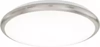EGLO Manilva - Wand/Plafondlamp - LED - Ø300mm. - Nikkel-Mat - Wit