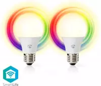 SmartLife Multicolour Lamp | Wi-Fi | E27 | 470 lm | 6 W | RGB / Warm Wit | Android™  &  iOS | A60