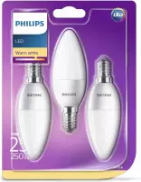 Philips LED-kaarslampen 4 W 250 lumen 3 st 929001157470