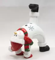 Snowman Doing Yoga