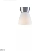 Bizzo plafondlamp D165 mm Aluminium - Opaal glas