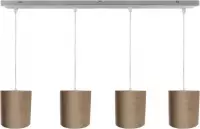 Olucia Davine - Hanglamp - Goud/Taupe - E27