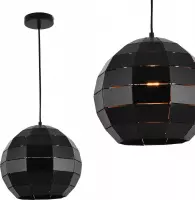 Design hanglamp Seoel 30x30 cm zwart E27