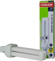 OSRAM Spaarlamp Energielabel: G (A - G) G24D-1 140.5 mm 230 V 13 W Warmwit Buis 1 stuk(s)