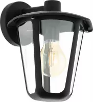EGLO Monreale Wandlamp Voor buiten - E27 - IP44 - Zwart