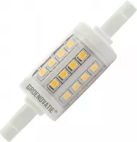 Groenovatie LED Lamp R7S Fitting - 5W - 22x78 mm - 360º - Dimbaar - Warm Wit