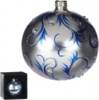 Goodwill Kerstbal Glas Delftsblauw 10 cm