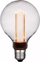 BY EVE G95 LED Filament - 2 stuks - Clear - Sfeerverlichting - Glasvezel - Dimbaar - A++ - Ø 95 mm - E27 - 3,5 W - 120 lumen - Vintage Ledlamp - Sfeerlamp