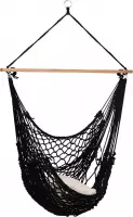Hangstoel Eénpersoons 'Rope' Black (Zwart) | 200 KG | 1% For The Planet | Tropilex
