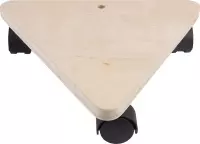Rolplank driehoek als pottentrolley of als verhuisplaat