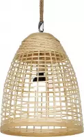 Paul Neuhaus maurice - Oosterse LED Dimbare Hanglamp met Dimmer voor buiten - 1 lichts - Ø 40 cm - Naturel - Buitenverlichting