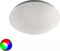 Paul Neuhaus Bex - Moderne LED Dimbare Plafondlamp met Dimmer - 1 lichts - Ø 250 mm - Wit - Woonkamer | Slaapkamer | Keuken