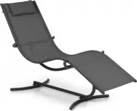 Nantes schommelstoel 63,5x98,5x155cm ComfortMesh donkergrijs