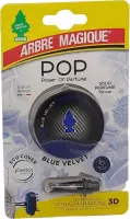 Arbre Magique POP Blue Velvet autoparfum - Auto luchtverfrisser Blue Velvet - Autoparfum Blue Velvet - Lekker luchtje in de auto - Blue Velvet Geurtje - Compact geurtje -Parfum - A